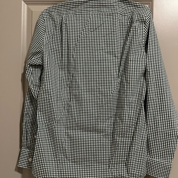 J.Crew Mens Gingham Pattern Dress Shirt Small Slim Fit w/ Chest Pocket - Picture 4 of 4